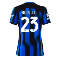 Inter Milan Nicolo Barella #23 Hemmatröja Dam 2023-24 Kortärmad